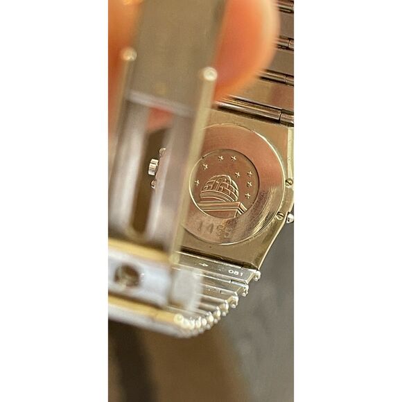 Vintage OMEGA Constellation MOP Stainless Steal 1455 24mm Ladies Watch Serviced - Picture 10 of 11